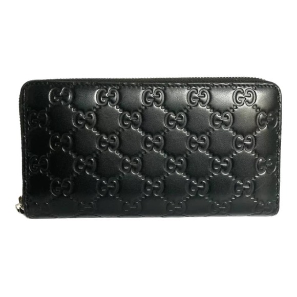 💎✨AUTHENTIC✨💎 GUCCI GuccissimaBlack Leather Long Wallet